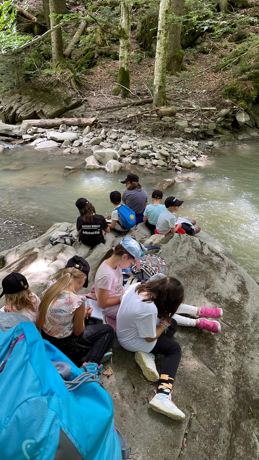 Activități de pictură tabără copii ArtRetreat