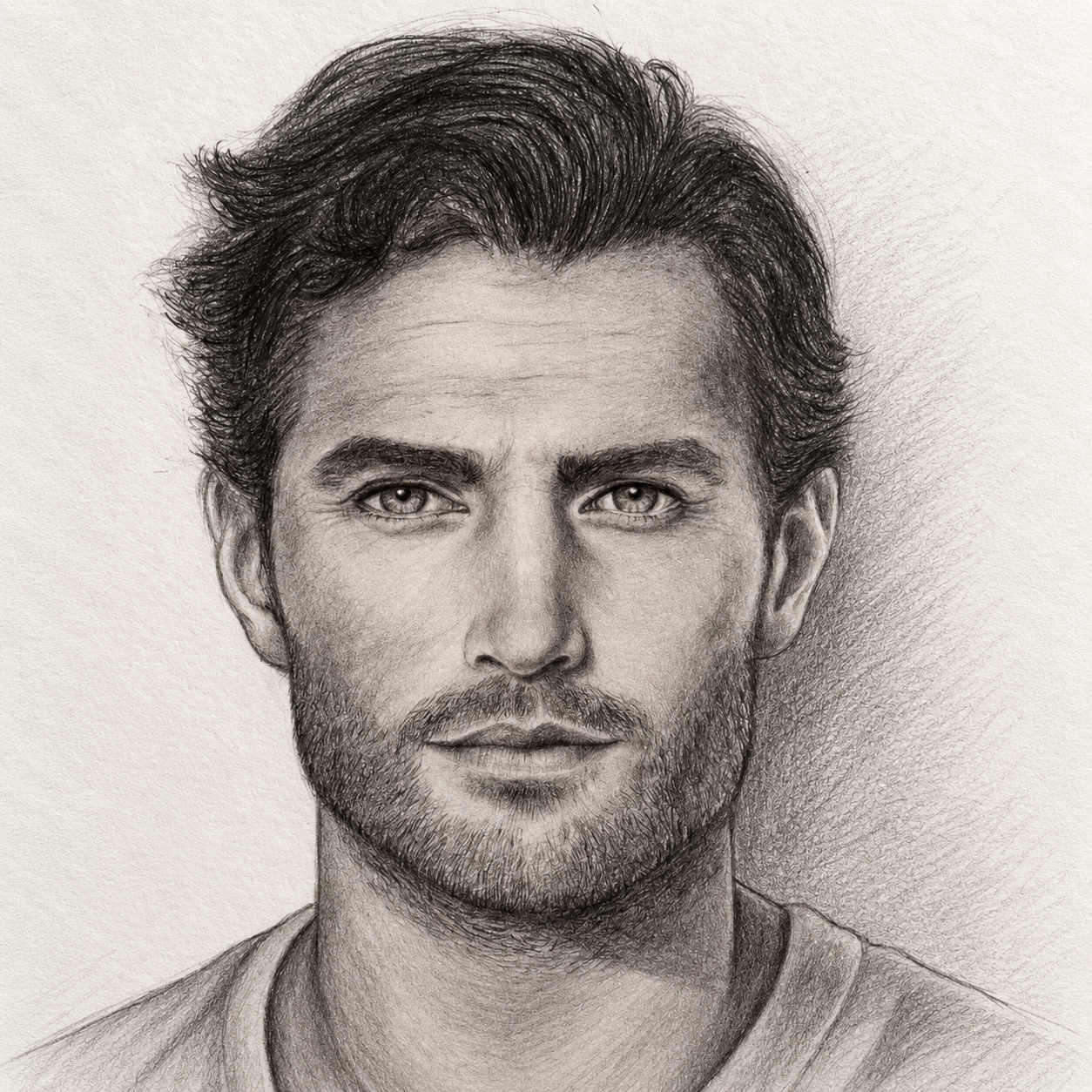 Portret Henry Cavill desen